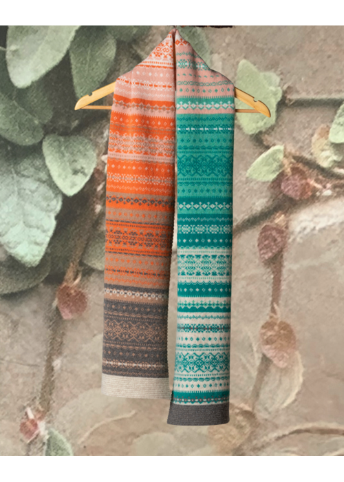 ERIBÉ | Alloa Ava Fairisle Scarf | Elder